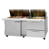 Turbo Air PST-72-30-D2R(L)-N PRO Refrigerated Prep Tables