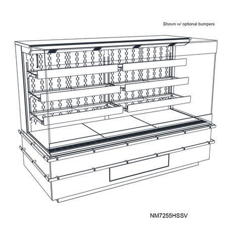 Structural Concepts NM7255HSSV Blend Hot Food Displays