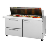 Turbo Air PST-60-24-D2R(L)-N PRO Refrigerated Prep Tables