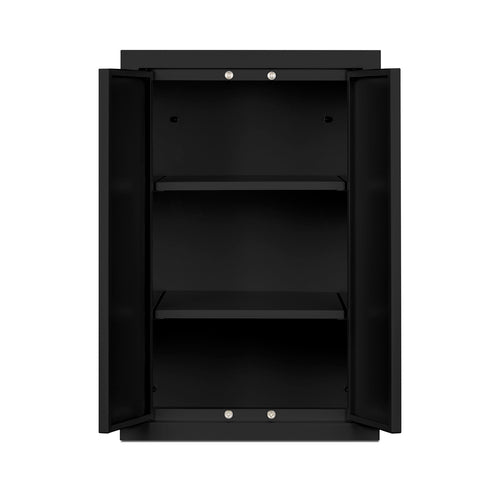 Summit Commercial CAB12TALLBLK Summit Wall-Mounted Shelving