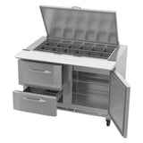 Victory Refrigeration VSPD48HC-18B-2 UltraSpec™ Refrigerated Prep Tables