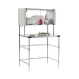 Metro EZHSE36W-KIT Super Erecta® Hot Stainless Steel Prep Tables