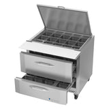 Victory Refrigeration VSPD36HC-15B-2 UltraSpec™ Refrigerated Prep Tables