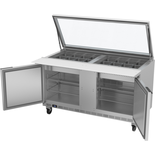 Beverage Air SPE60HC-24M-STL Refrigerated Prep Tables