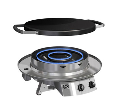 Evo America, LLC (Middleby) 10-0020-NG Evo Round Griddle / Fry Top