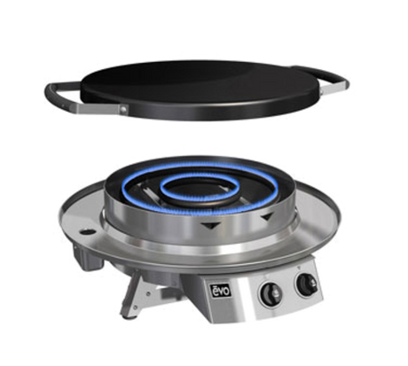Evo America, LLC (Middleby) 10-0020-NG Evo Round Griddle / Fry Top