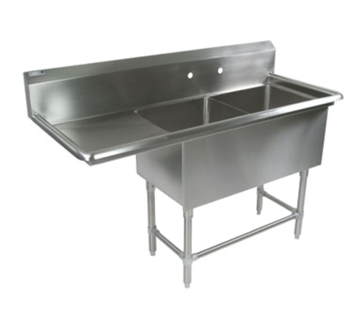 John Boos 2PB16204-1D18L Pro-Bowl Compartment Sinks