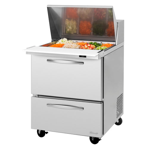 Turbo Air PST-28-12-D2-N Refrigerated Prep Tables