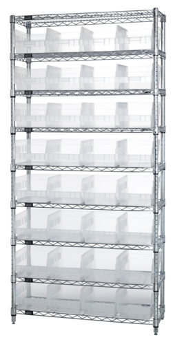 Quantum WR9-208CL Wire Shelving