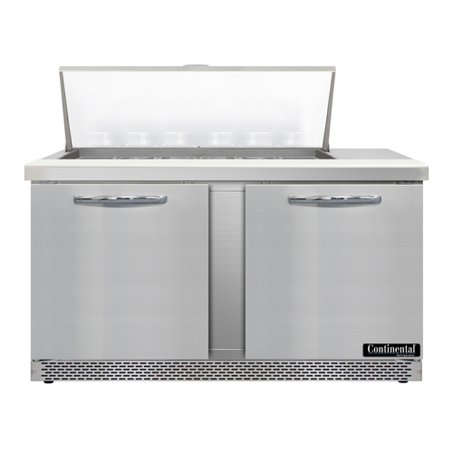 Continental Refrigerator D60N18M-FB Designer Line Refrigerated Prep Tables