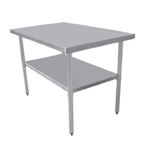 Serv-Ware T1872CWP-4 Stainless Steel Prep Tables