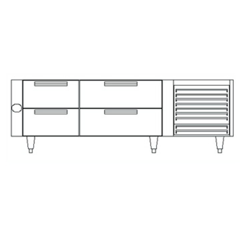 Garland UN17C84 Polar Cuisine Undercounter & Worktop Refrigeration