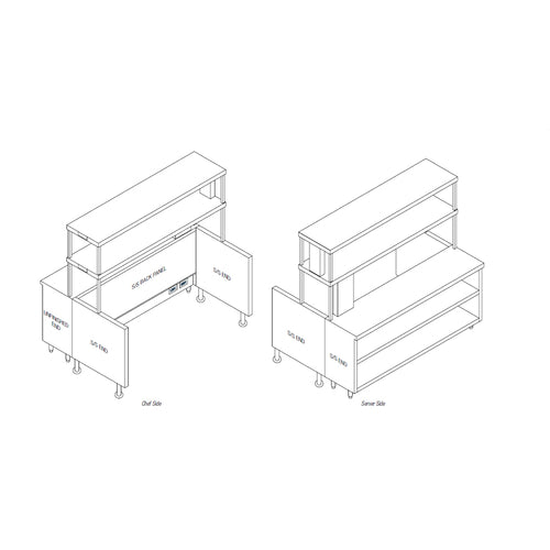 Randell RCR-67.5 Stainless Steel Prep Tables