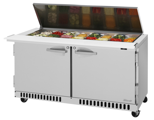 Turbo Air PST-60-24-FB-N-FL PRO Refrigerated Prep Tables