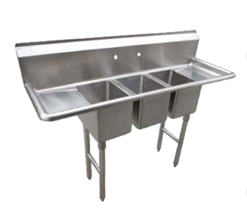 Serv-Ware CS3CWP1410212 Compartment Sinks