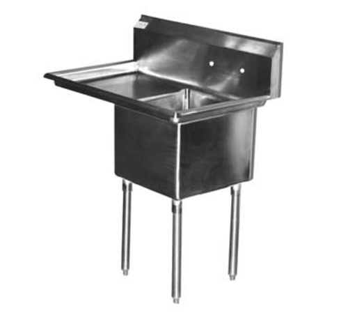 Serv-Ware D1CWP1818L-18 Compartment Sinks