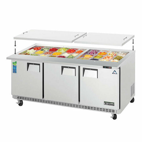 Everest Refrigeration EOTP3 Refrigerated Prep Tables