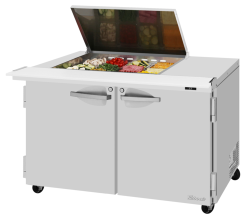 Turbo Air PST-48-12M-N-FL PRO Refrigerated Prep Tables