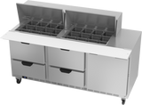 Beverage Air SPED72HC-24M-4 Refrigerated Prep Tables