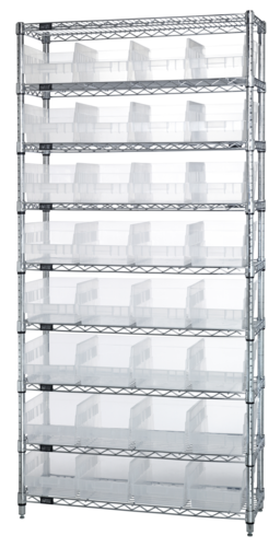 Quantum WR9-214CL Wire Shelving