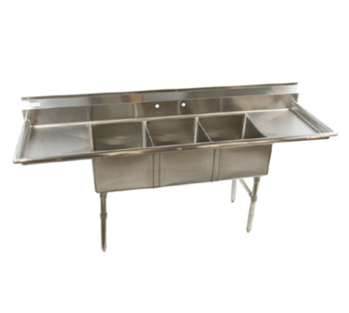 Klinger's Trading ECS32D1818 Compartment Sinks