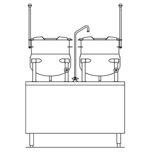 Crown (Middleby) DMT-10-10 Steam Kettles