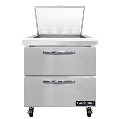 Continental Refrigerator SW32N12M-D Mighty Top Refrigerated Prep Tables