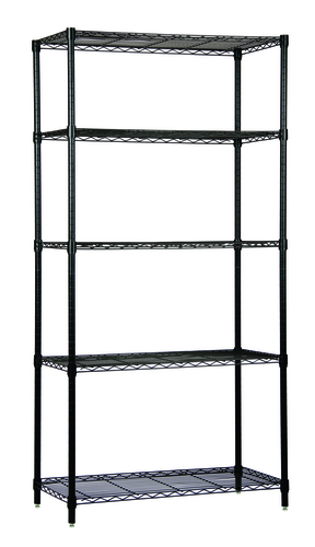 Quantum WR86-3636BK-5 Wire Shelving