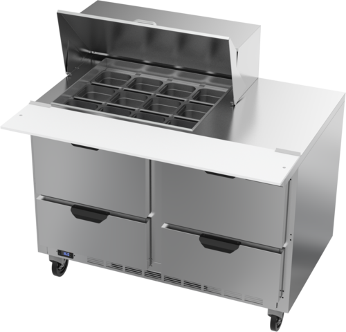 Beverage Air SPED48HC-12M-4 Refrigerated Prep Tables