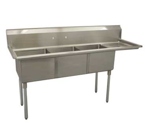 Serv-Ware E3CWP1818R-18 Compartment Sinks