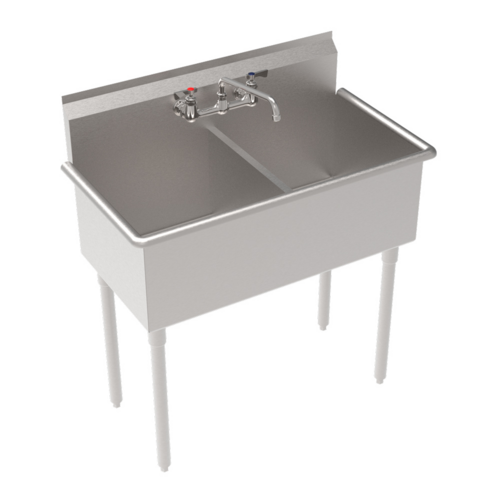 Krowne BS-1818-2 Royal Series Compartment Sinks