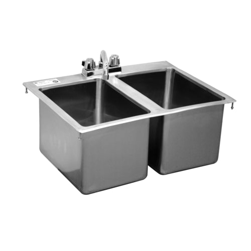 Serv-Ware DIS-2C2016-CWP Compartment Sinks