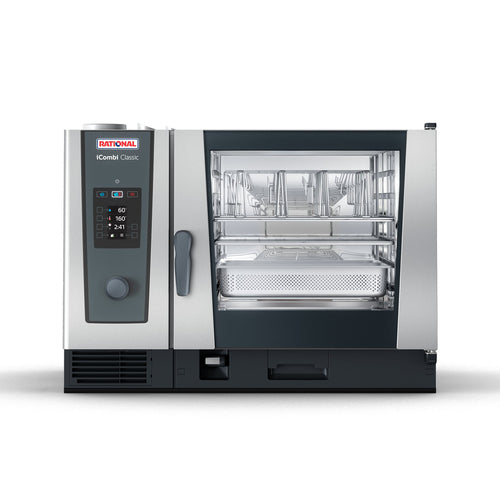 RATIONAL ICC 6-FULL NG 208/240V 1 PH (LM200CG)-QS Quick Ship Combi Ovens