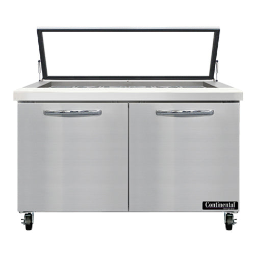 Continental Refrigerator SW48N18M-HGL Mighty Top Refrigerated Prep Tables