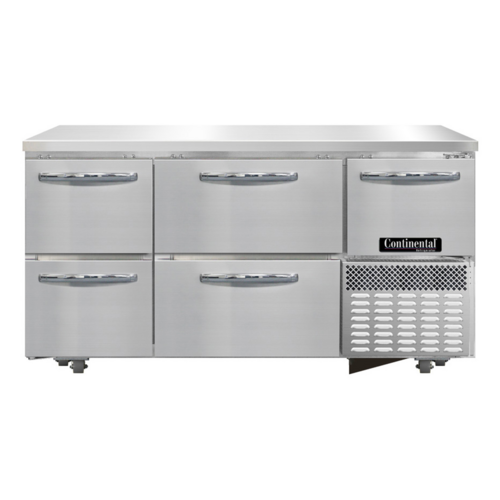 Continental Refrigerator FA60SN-U-D Undercounter & Worktop Refrigeration