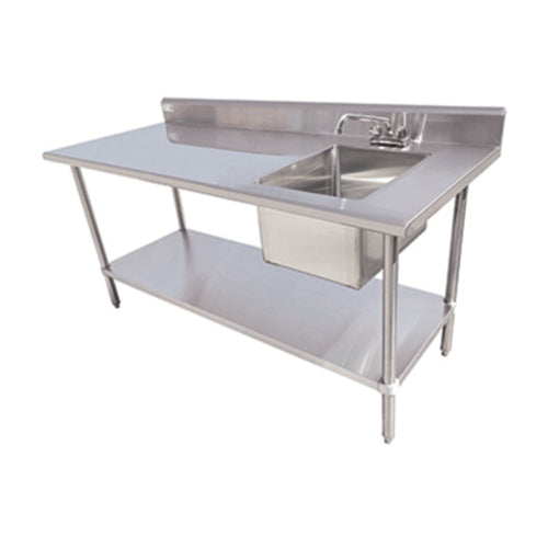 Serv-Ware TSF-3072-R Stainless Steel Prep Tables