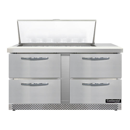 Continental Refrigerator SW60N18M-FB-D Mighty Top Refrigerated Prep Tables