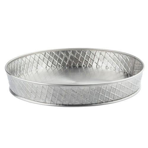 TableCraft Products 10035 Platter, Stainless Steel