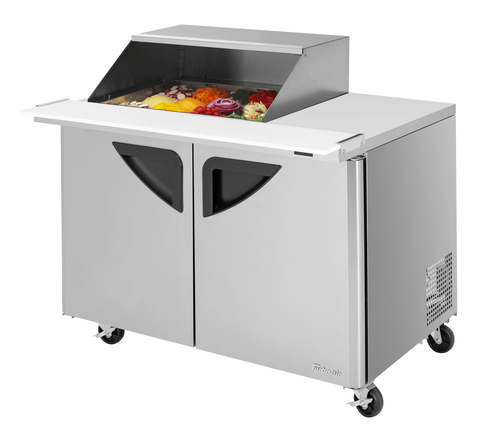 Turbo Air TST-48SD-12M-N-SL(-LW) Super Deluxe Refrigerated Prep Tables