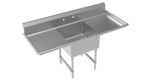 Krowne CS-2424-LR-LF Royal Series Compartment Sinks