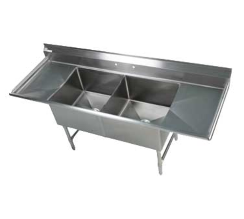 Klinger's Trading EIT22D24 Compartment Sinks