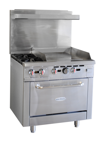 Serv-Ware SGR-2B-24G Gas Ranges