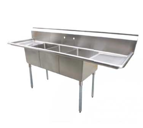 Serv-Ware D3CWP18182-18 Compartment Sinks