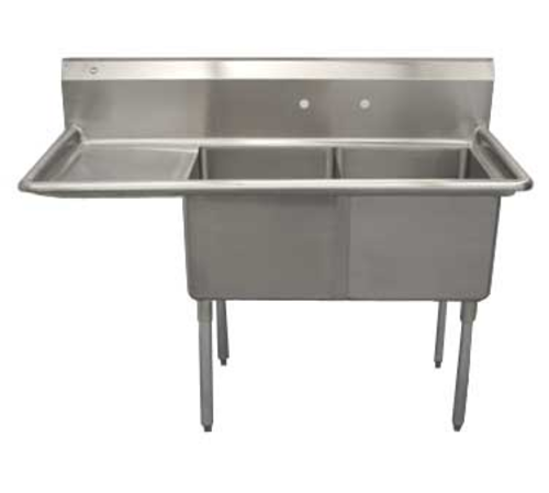 Serv-Ware E2CWP2424L-24 Compartment Sinks