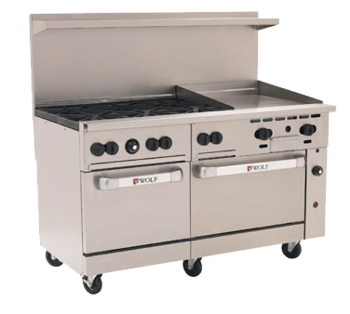 Wolf C60SS-6B24G-QS-COMMANDER Quick Ship Gas Ranges