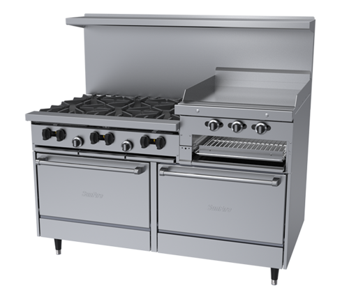 Garland X60-6R24RR SunFire Gas Ranges