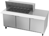 Beverage Air SPE72HC-18M Refrigerated Prep Tables