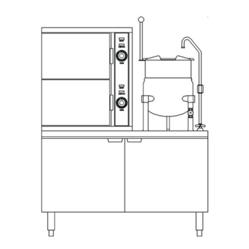 Crown (Middleby) ECX-10-10 Steam Kettles