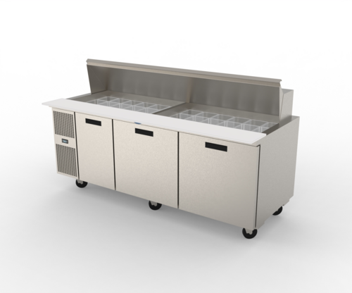 Randell PT84-36W-L Food Preparation Refrigerated Prep Tables