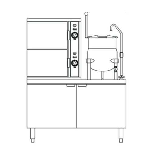 Crown (Middleby) SCX-2-6 Steam Kettles